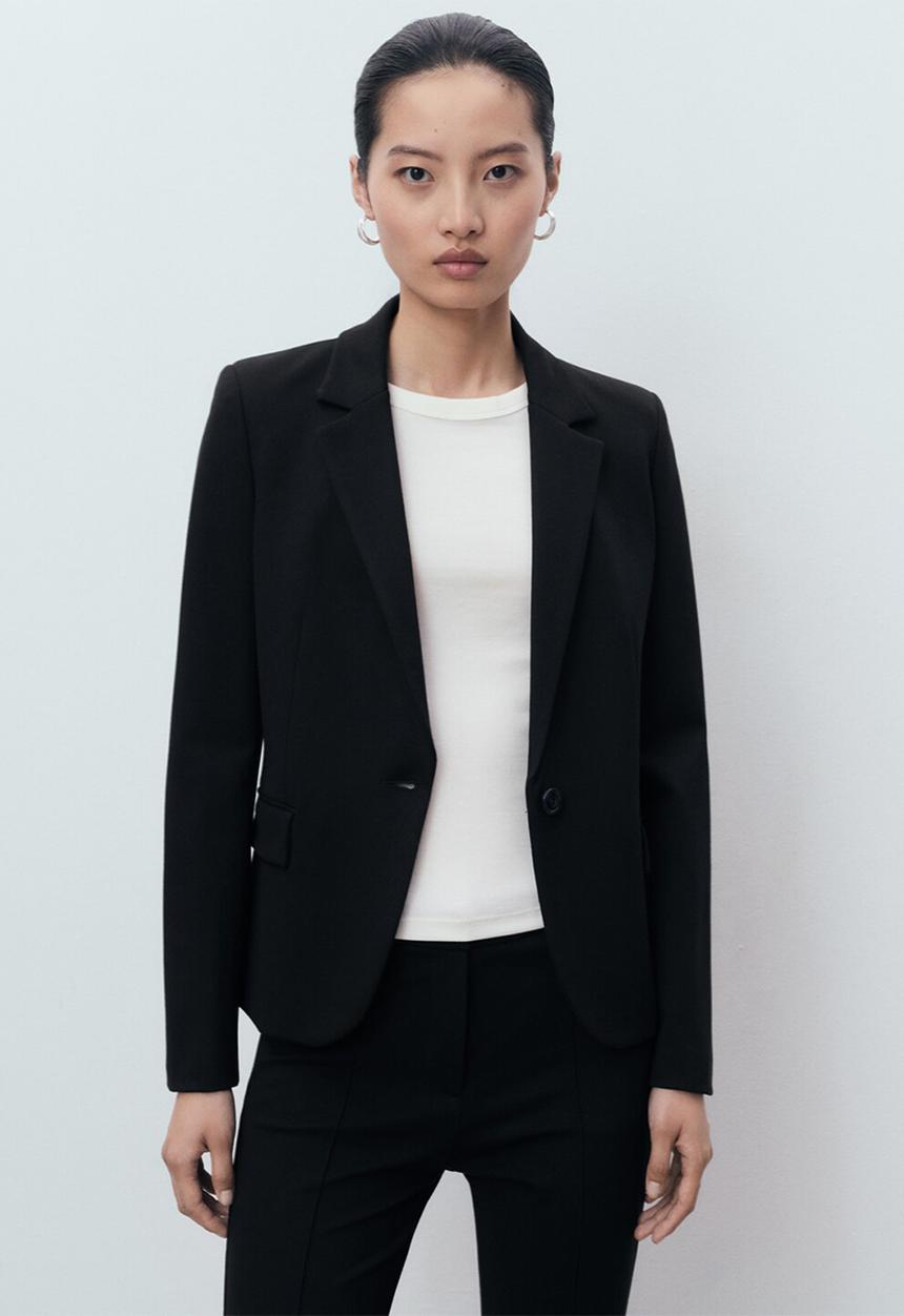 MANGO - Trousers paloma  - black