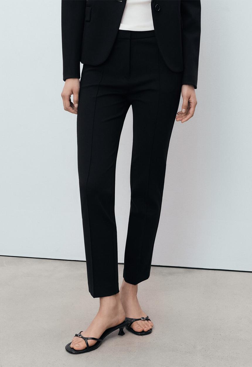 MANGO - Trousers paloma  - black