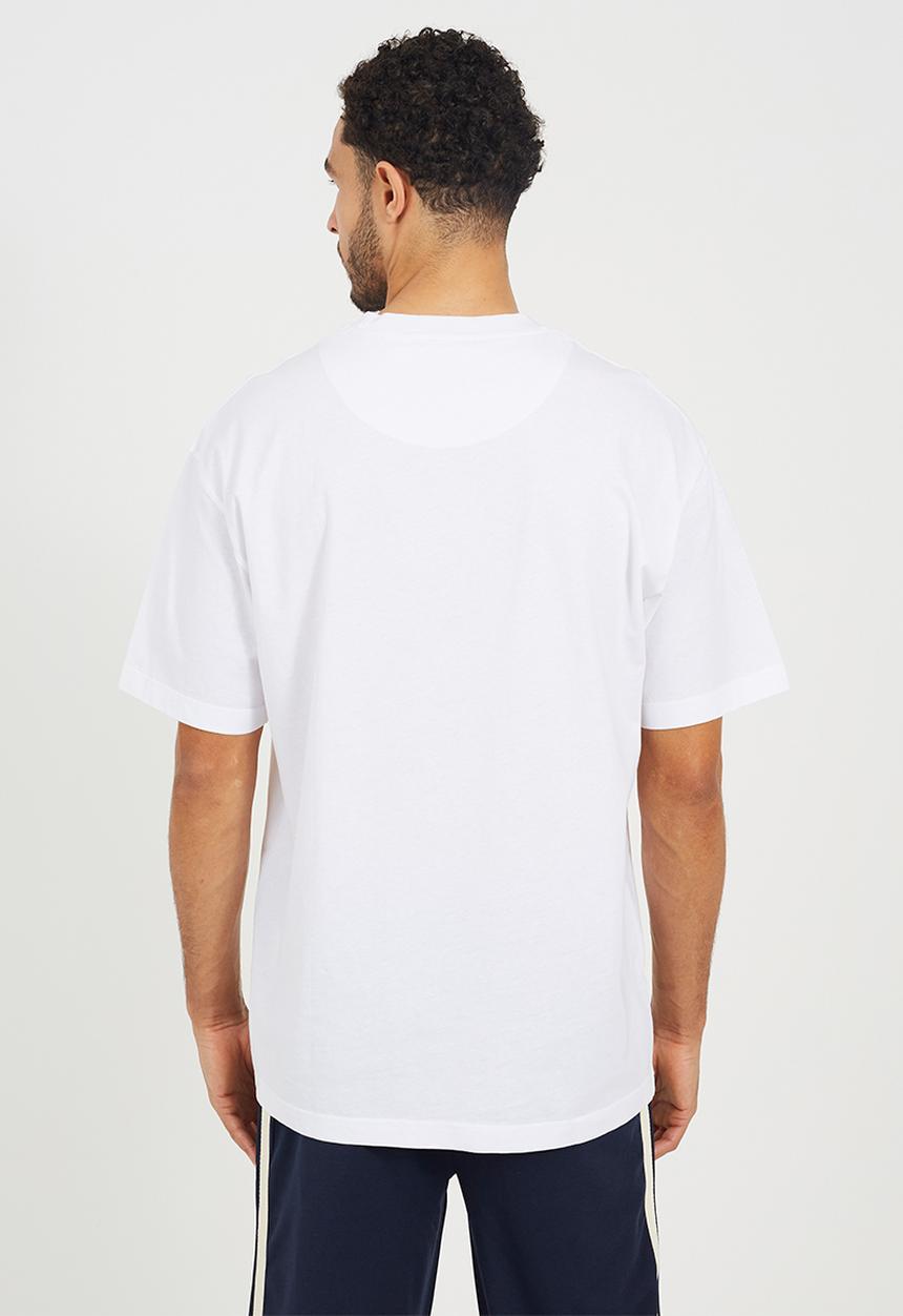 Brave Soul - Relaxed Fit Crew Neck T-Shirt - Off White