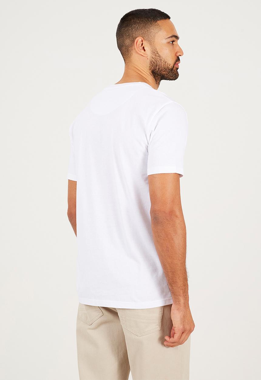 Brave Soul - V-Neck Short Sleeved T-Shirt - Optic White