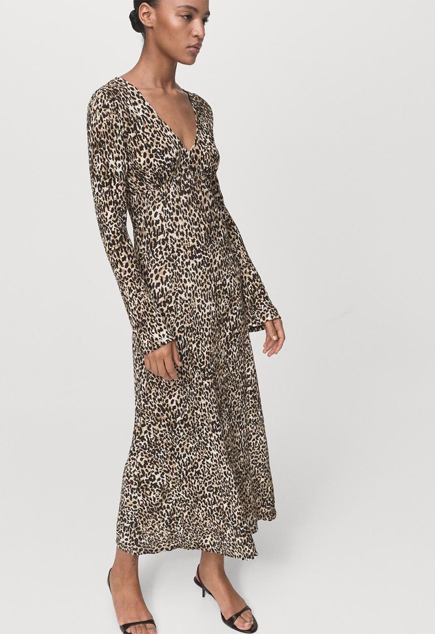 MANGO - Dress pome  - black