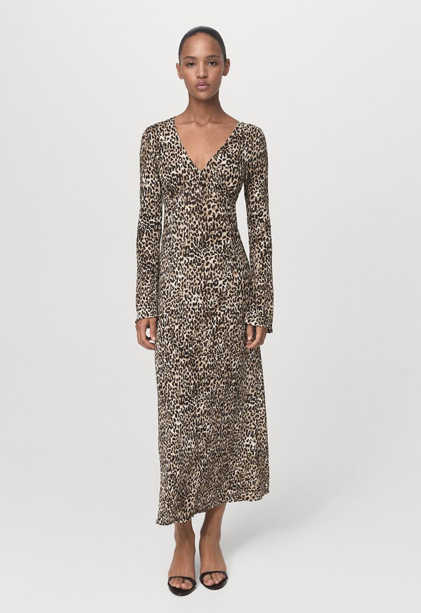 MANGO - Dress pome  - black