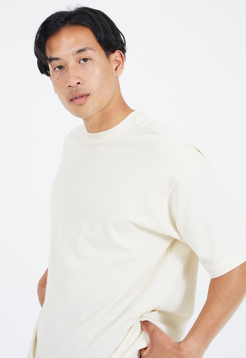 Brave Soul - Crew Neck T-Shirt - Light Sand