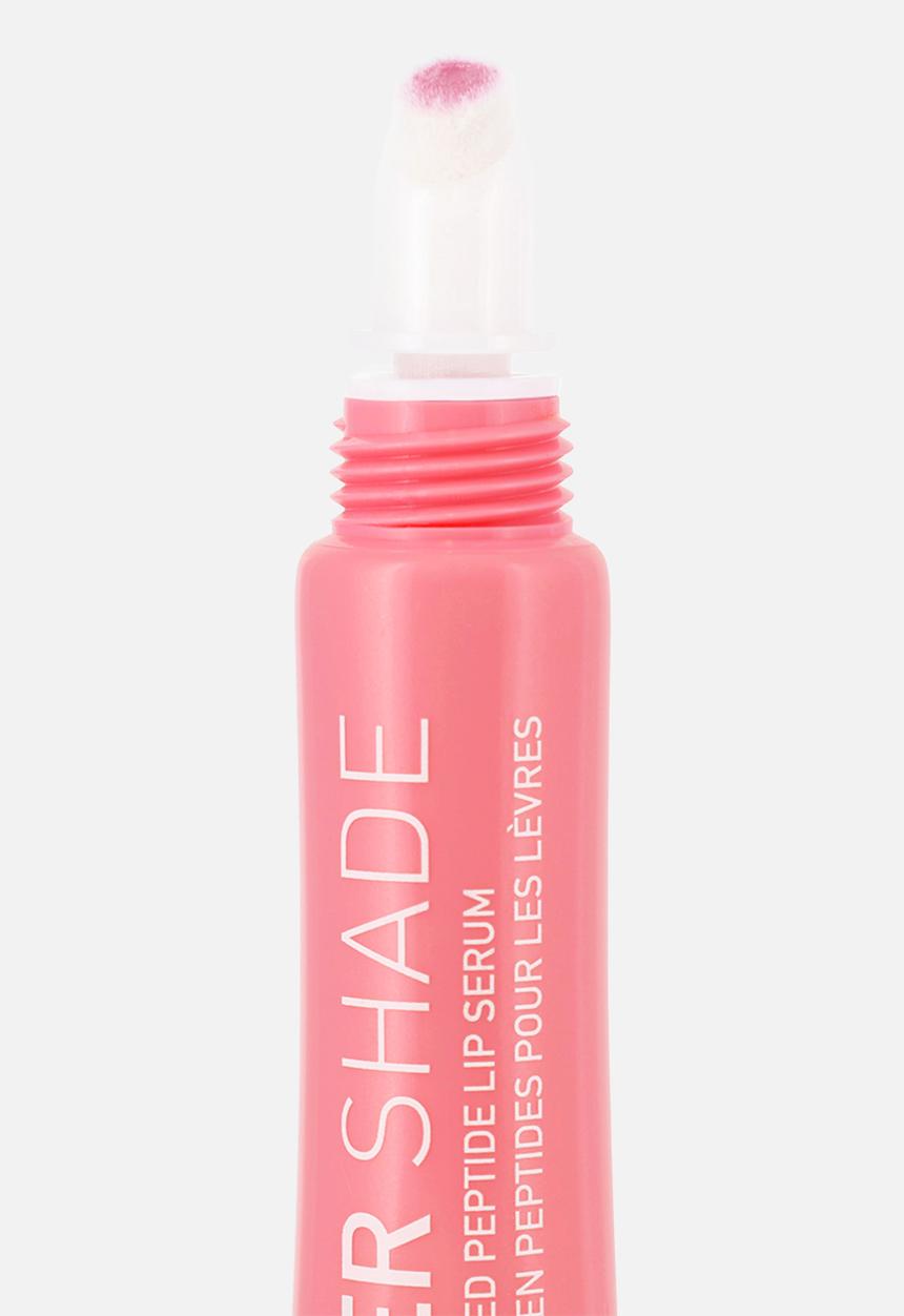 W7 Cosmetics - Sheer Shade Enriched Peptide Lip Serum with Key Ring - Pink Champagne