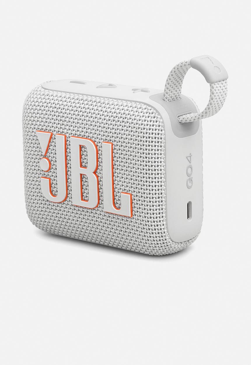 JBL - Go 4 Portable Waterproof Bluetooth Speaker – White
