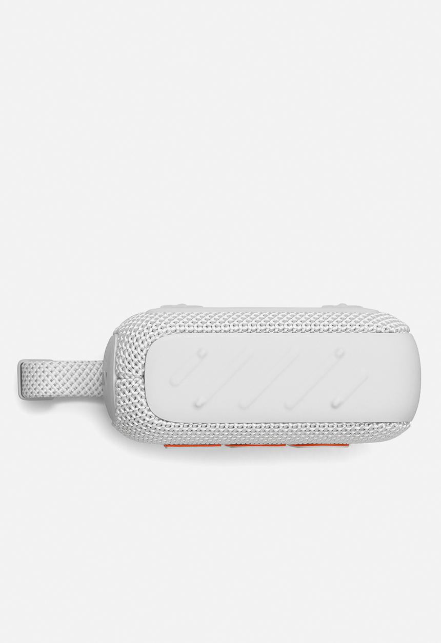 JBL - Go 4 Portable Waterproof Bluetooth Speaker – White