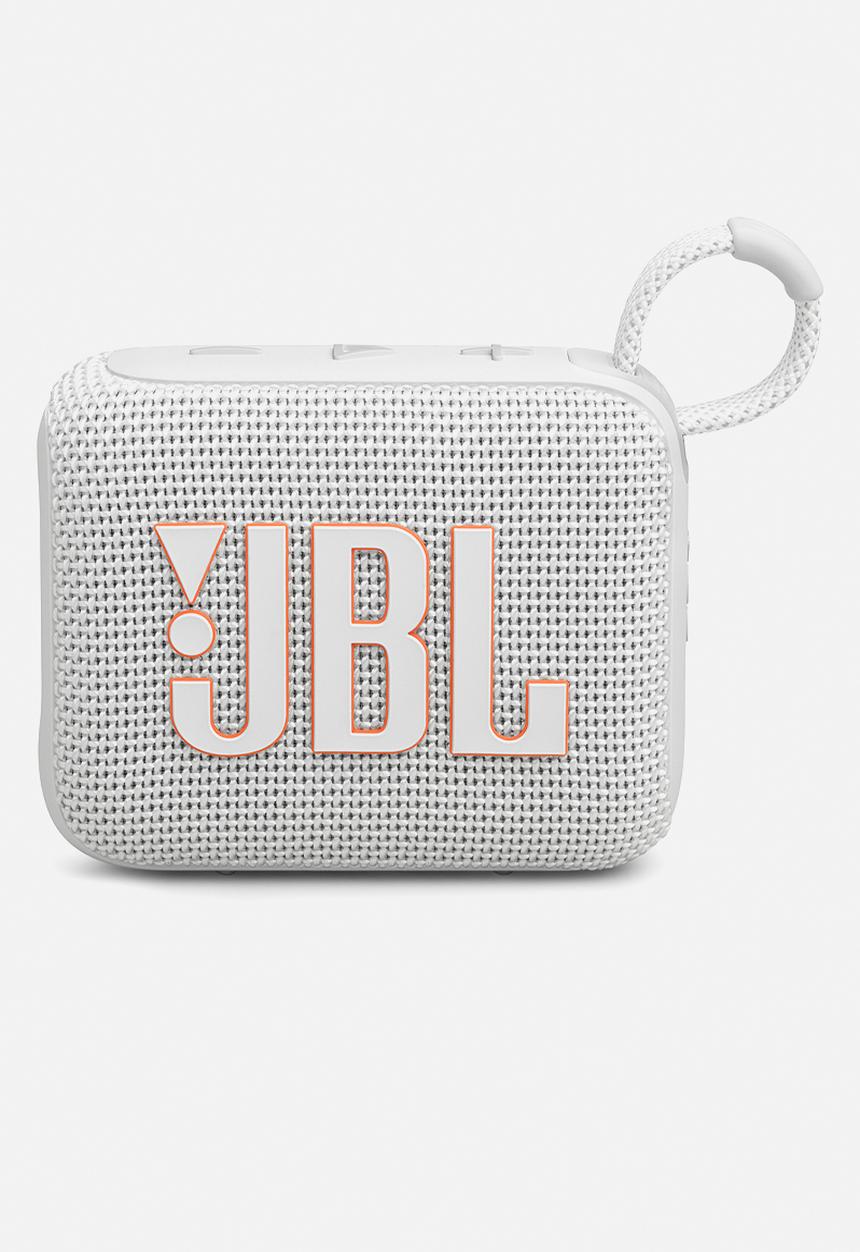 JBL - Go 4 Portable Waterproof Bluetooth Speaker – White