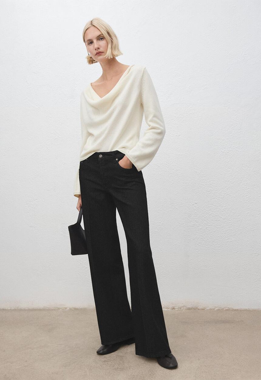 MANGO - Jeans martina - black