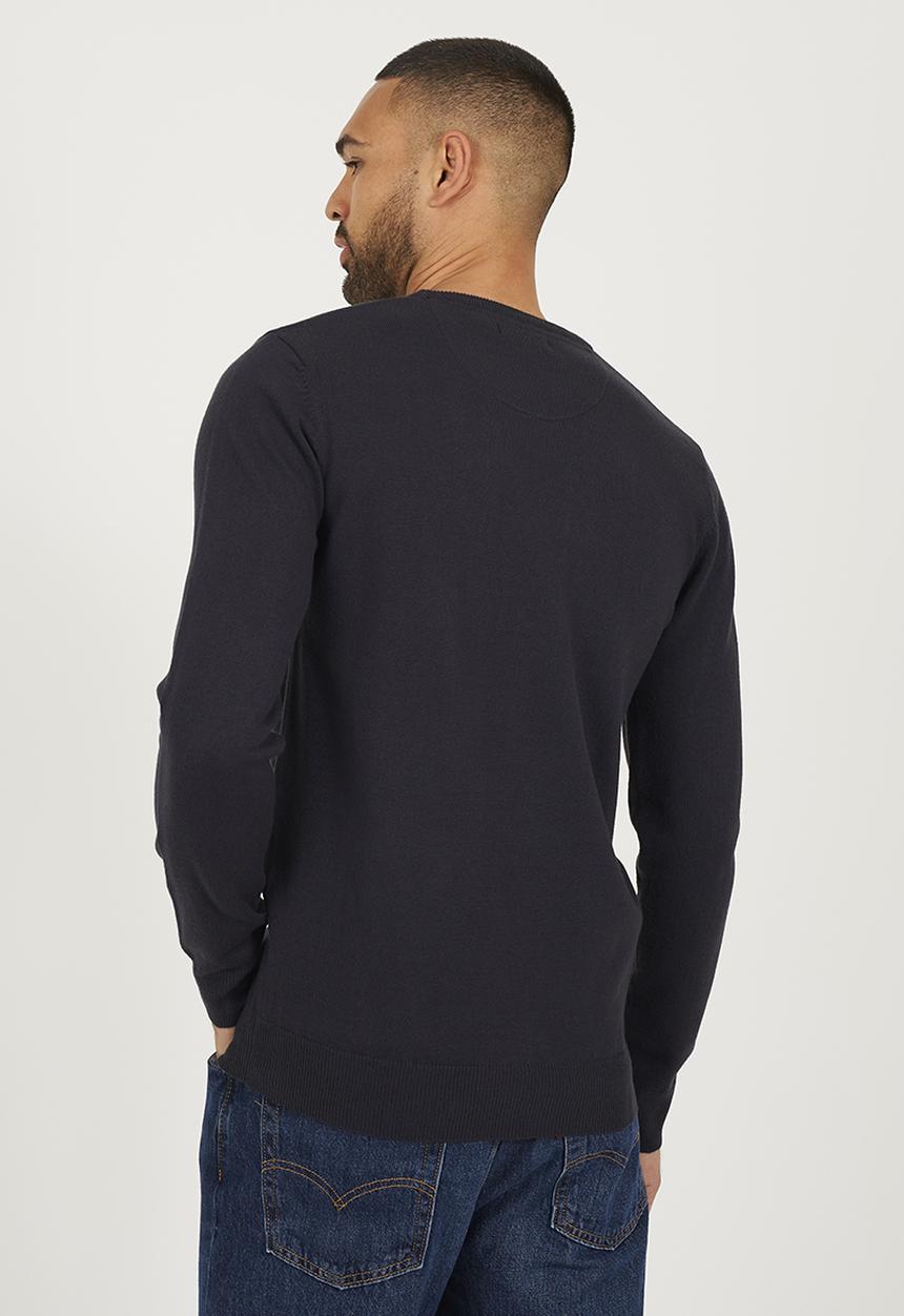 Brave Soul - Crew Neck Jumper - Midnight Navy