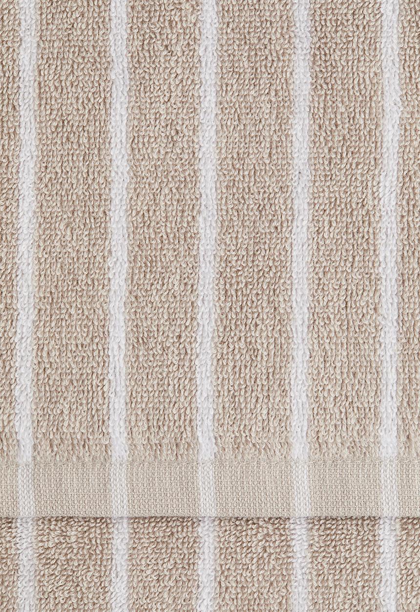H&M - Striped bath towel - beige
