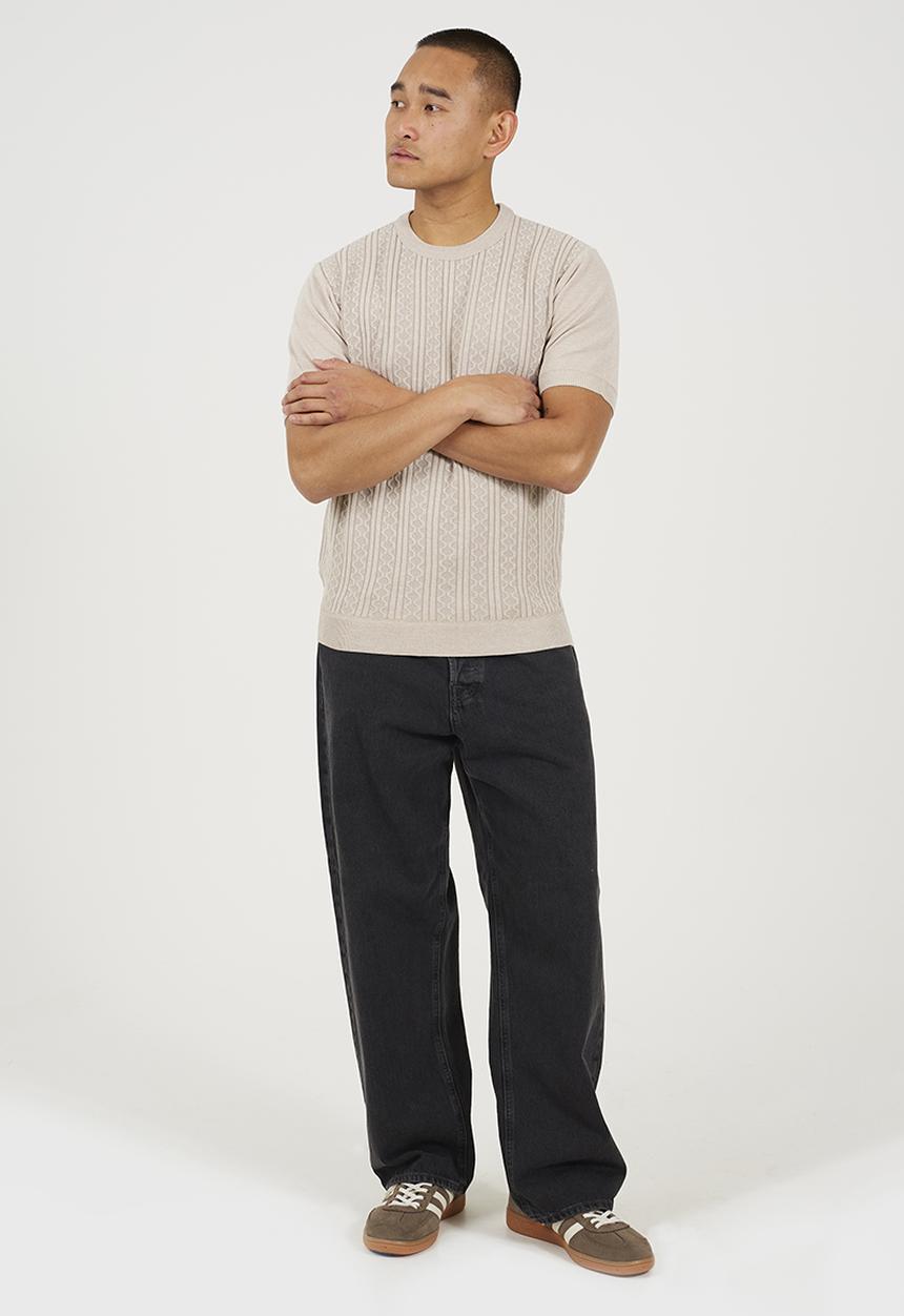 Brave Soul - Desalvo Crew Neck - Stone Marl