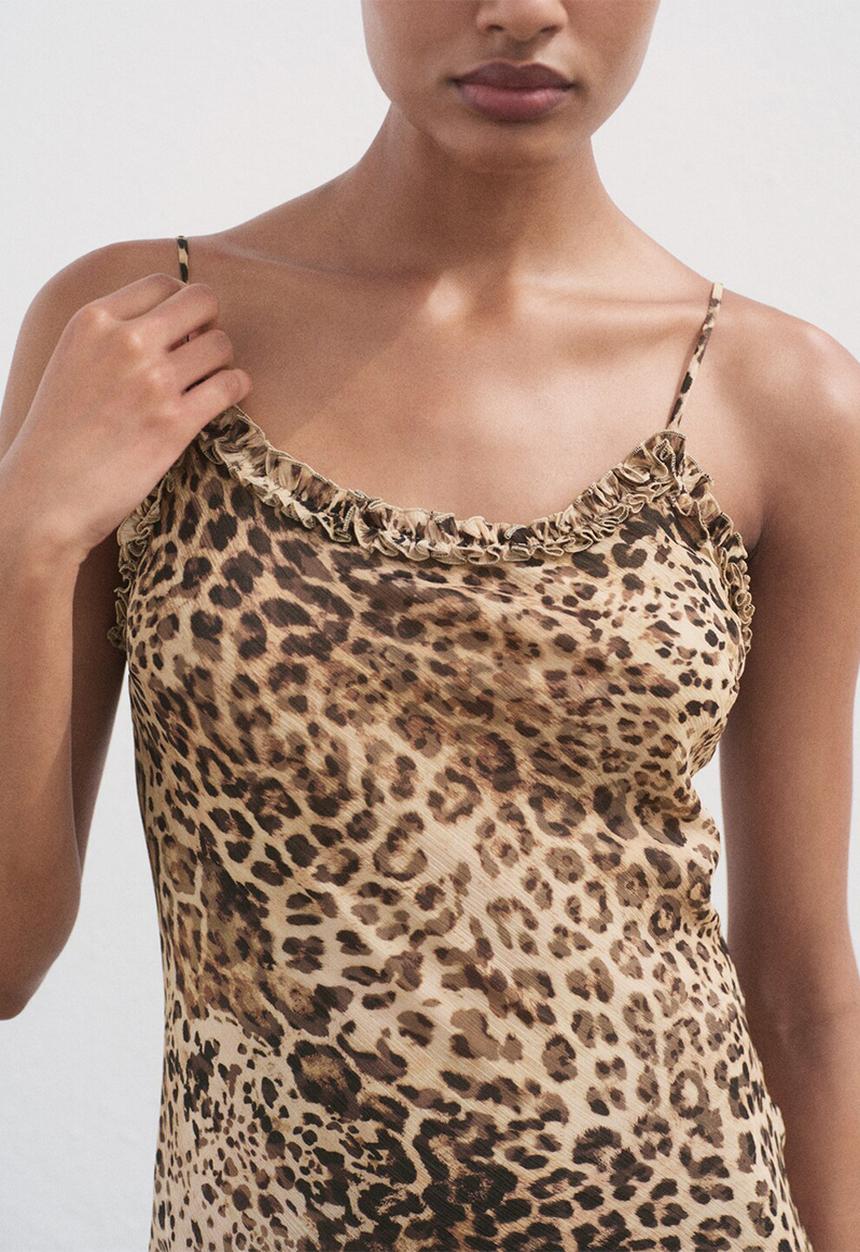 MANGO - Dress angelica -  light beige