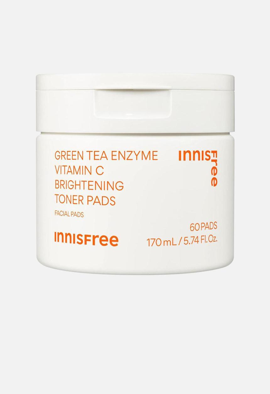 Innisfree - Green Tea Vitamin C Brightening Toner Pads