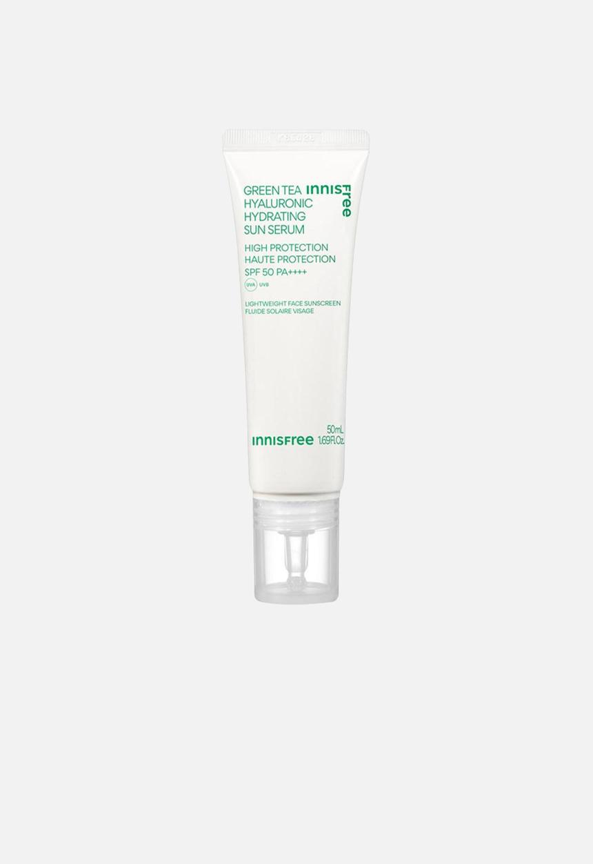 Innisfree - Green Tea Hyaluronic Hydrating Sun Serum