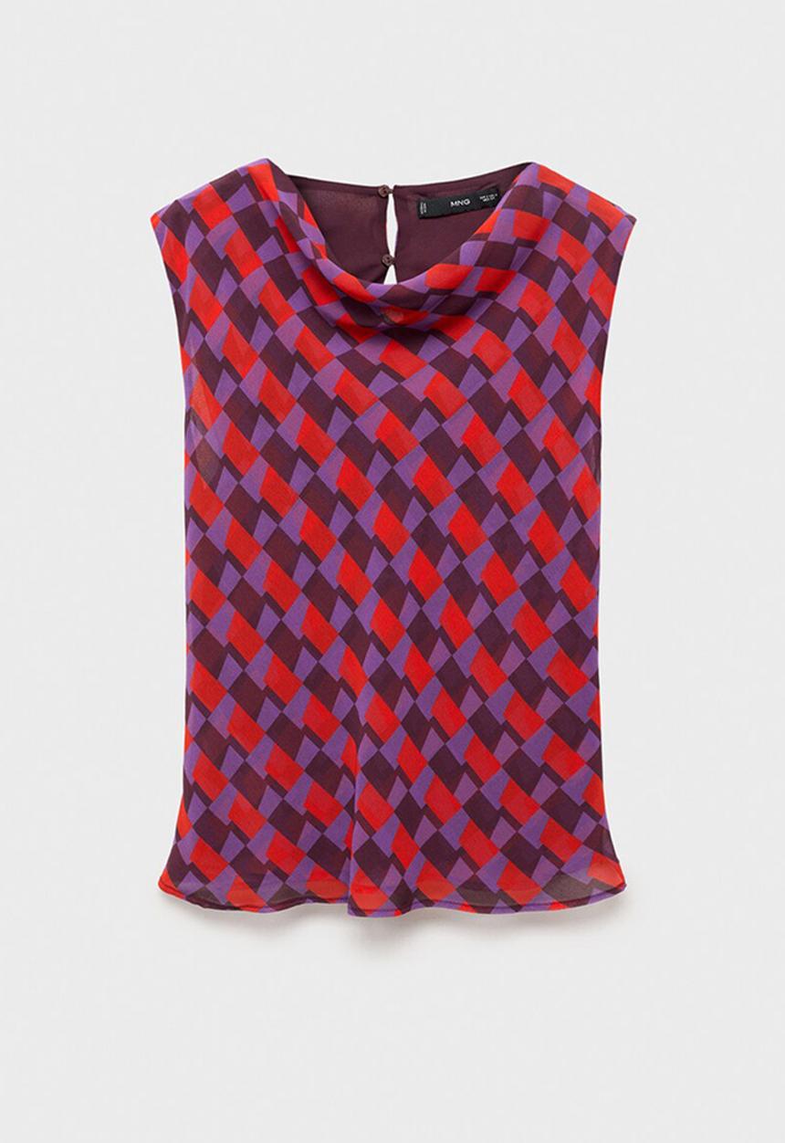 MANGO - Blouse martina -  purple
