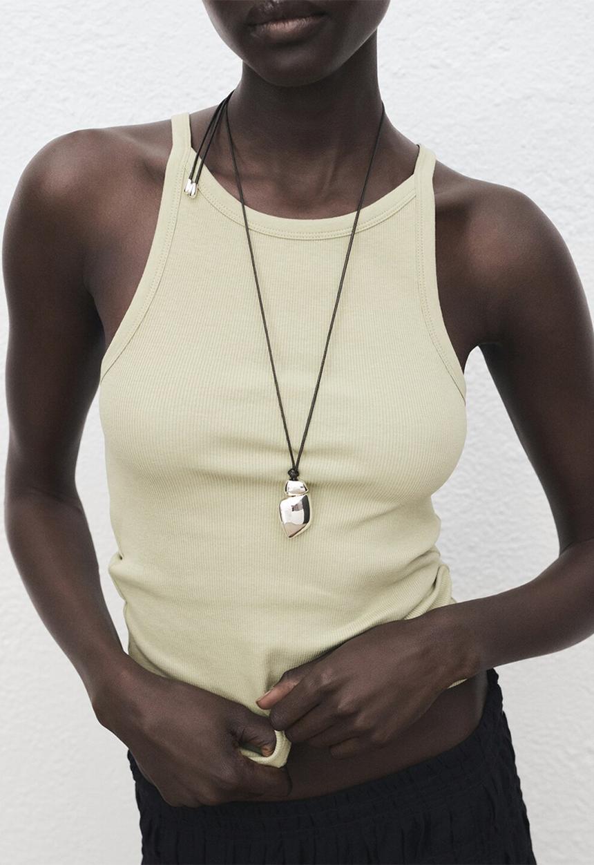 MANGO - Top Bonini - Beige & Khaki