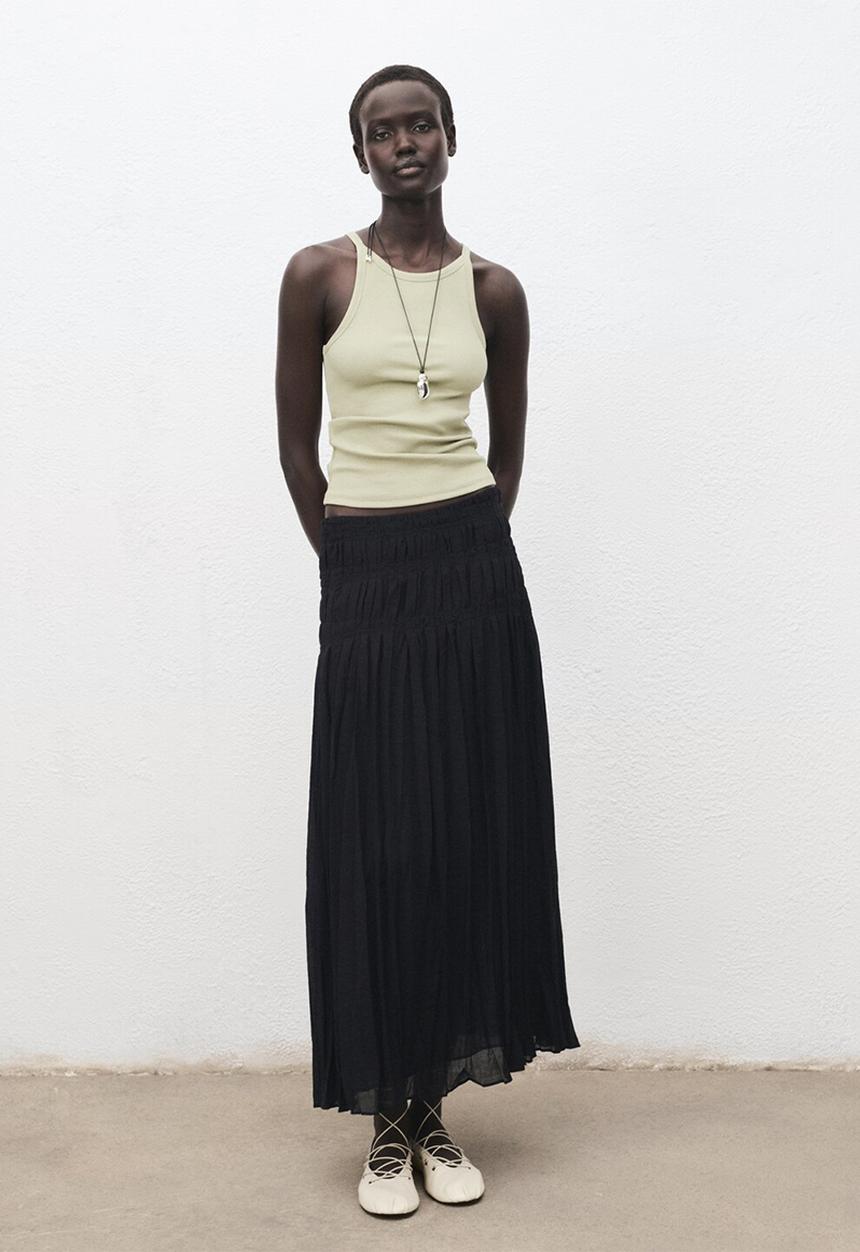 MANGO - Top Bonini - Beige & Khaki