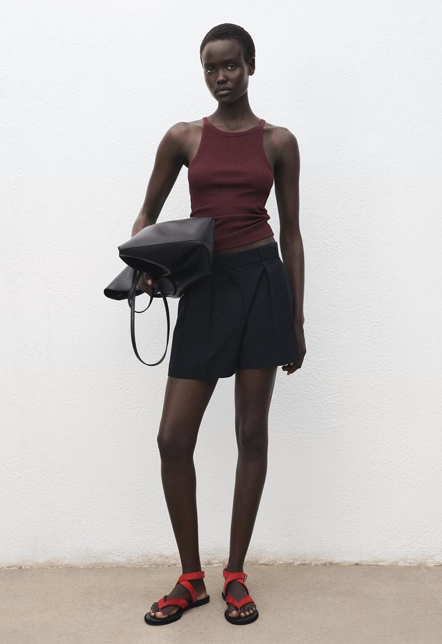 MANGO - Top Bonini - Dark Red
