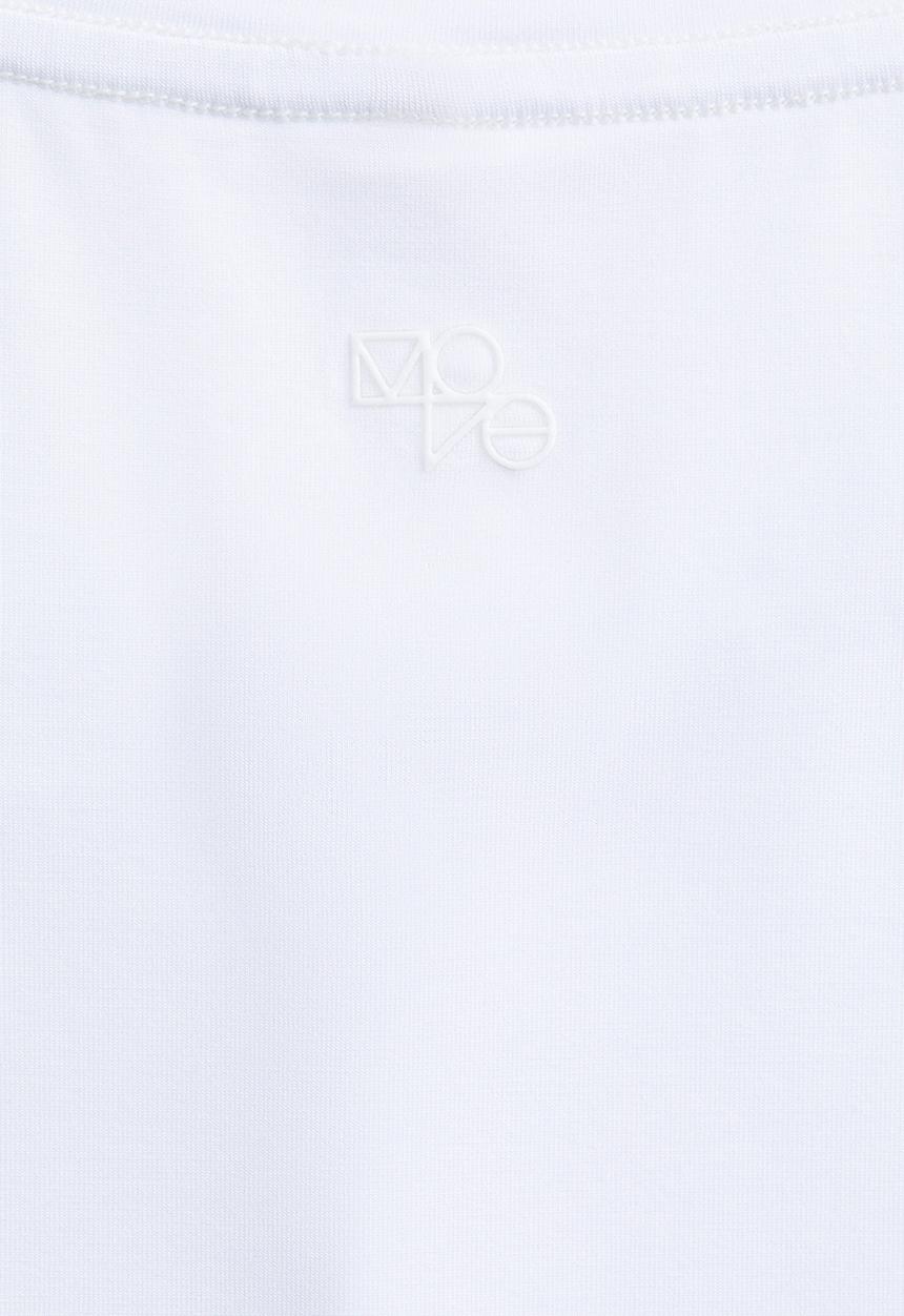 H&M - Twist-detail pilates top - white