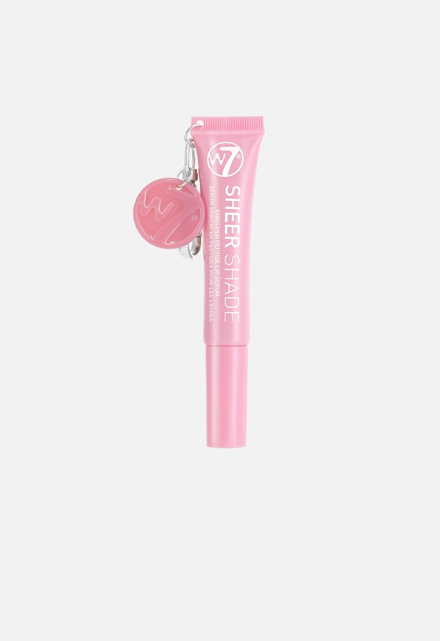 W7 Cosmetics - Sheer Shade Enriched Peptide Lip Serum with Key Ring - Pink Mirage