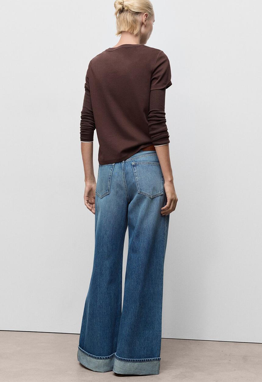 MANGO - Jeans catherin - open blue