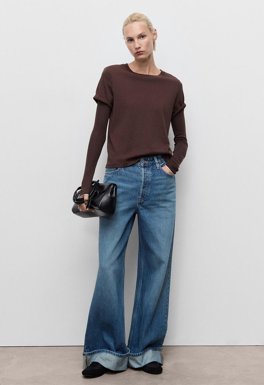 MANGO - Jeans catherin - open blue