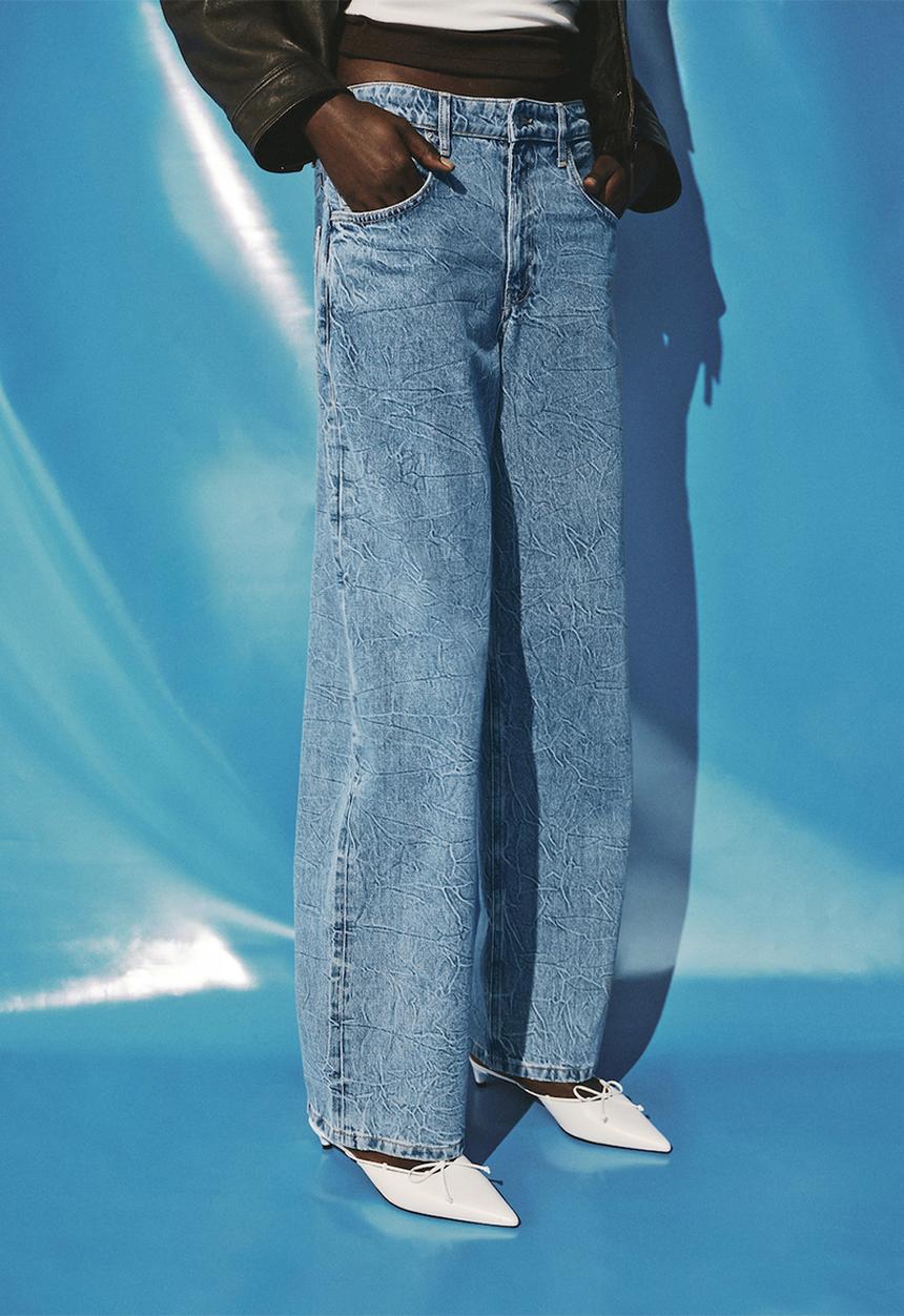 MANGO - Jeans elise - open blue