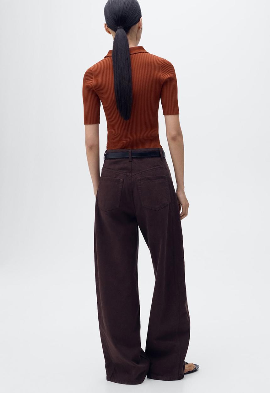 MANGO - Jersey polar - dark red
