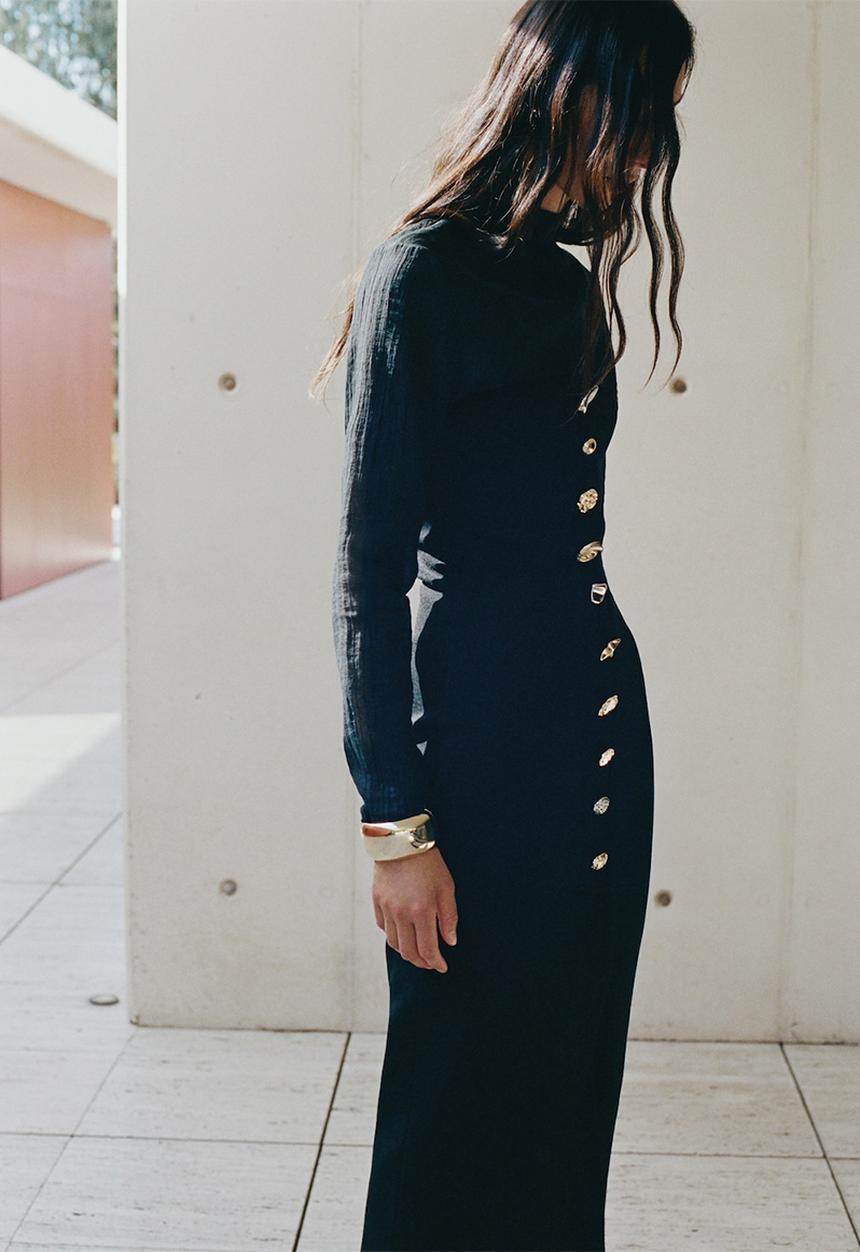 MANGO - Dress dali -  black