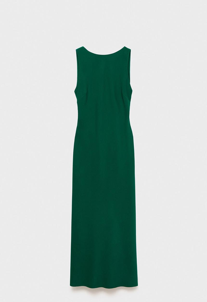MANGO - Dress steamy -  green
