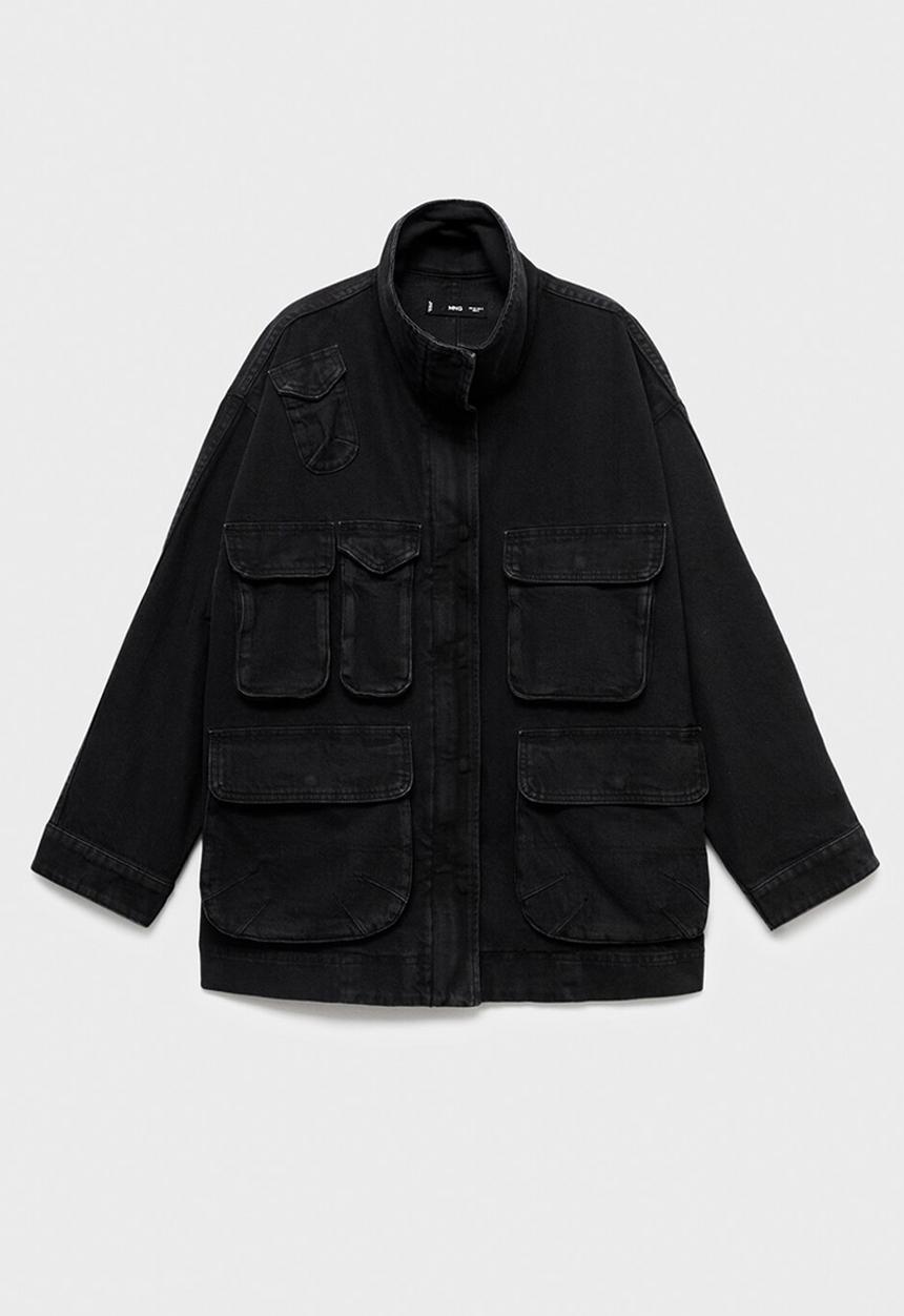 MANGO - Parka ramona - open-grey