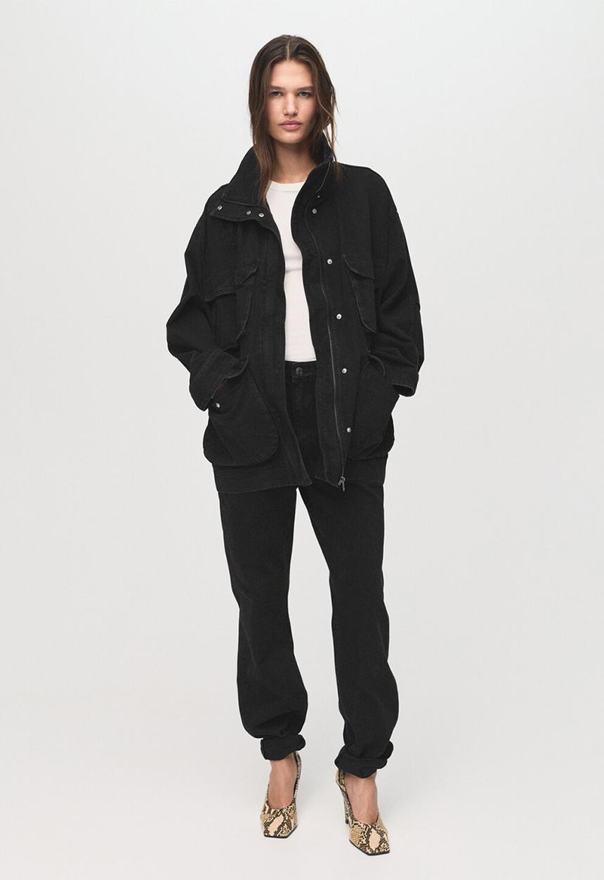 MANGO - Parka ramona - open-grey