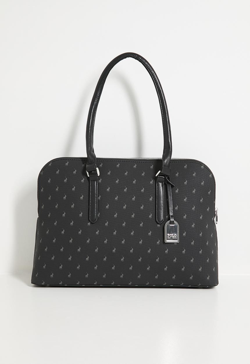 POLO - :conic laptop bag- black