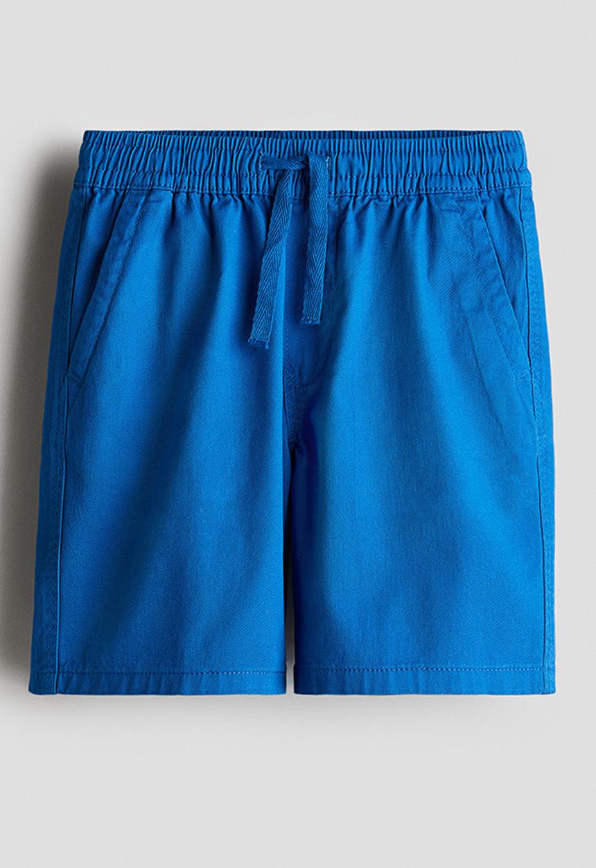 H&M - Cotton twill shorts - bright blue