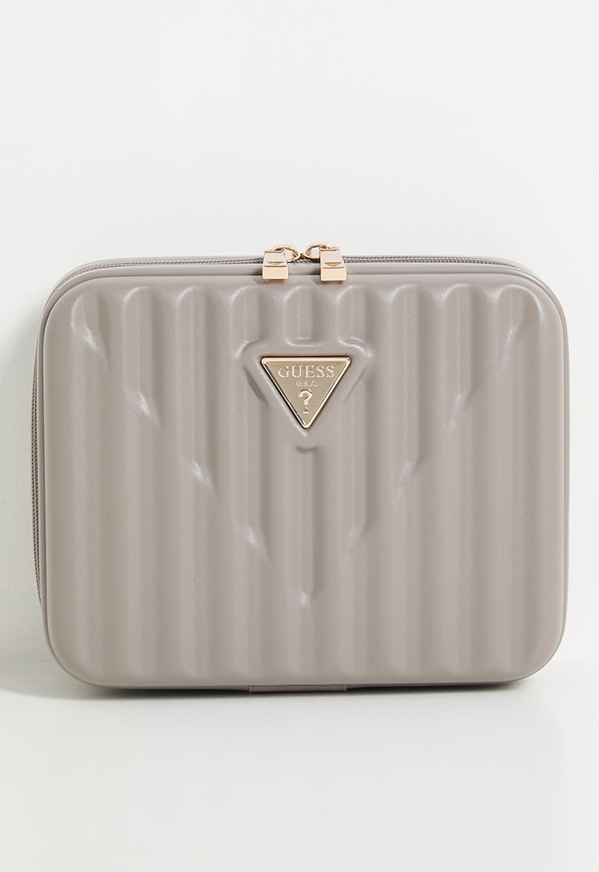 GUESS - Centennial cosmetic org case - light coffee