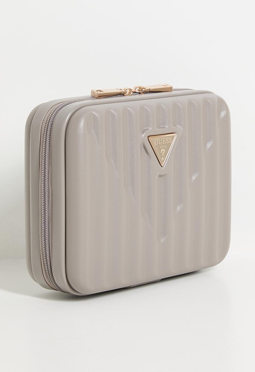GUESS - Centennial cosmetic org case - light coffee