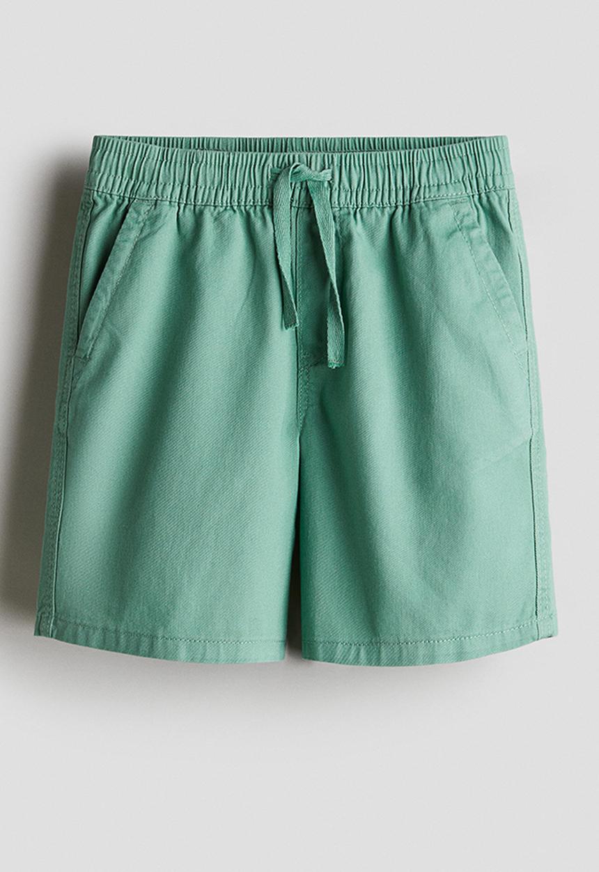 H&M - Cotton twill shorts - turquoise