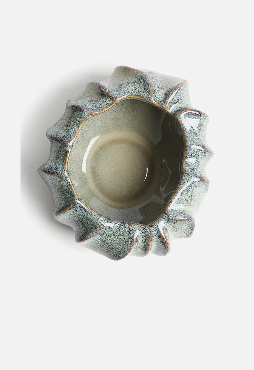H&M - Small stoneware bowl - turquoise