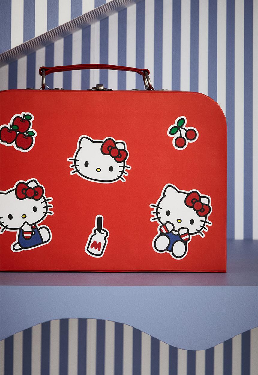 H&M - Cardboard suitcase - red hello kitty