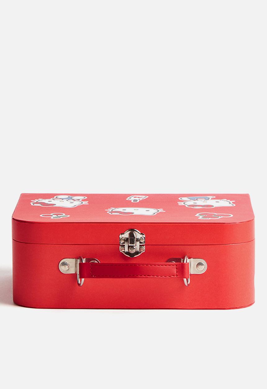 H&M - Cardboard suitcase - red hello kitty
