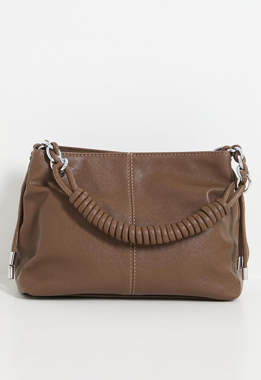 Tessa Design - Elodie knotted strap tote bag - brown