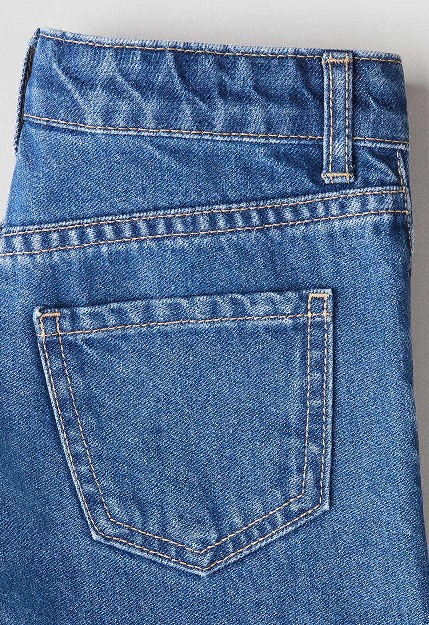 H&M - Denim shorts - denim blue hearts