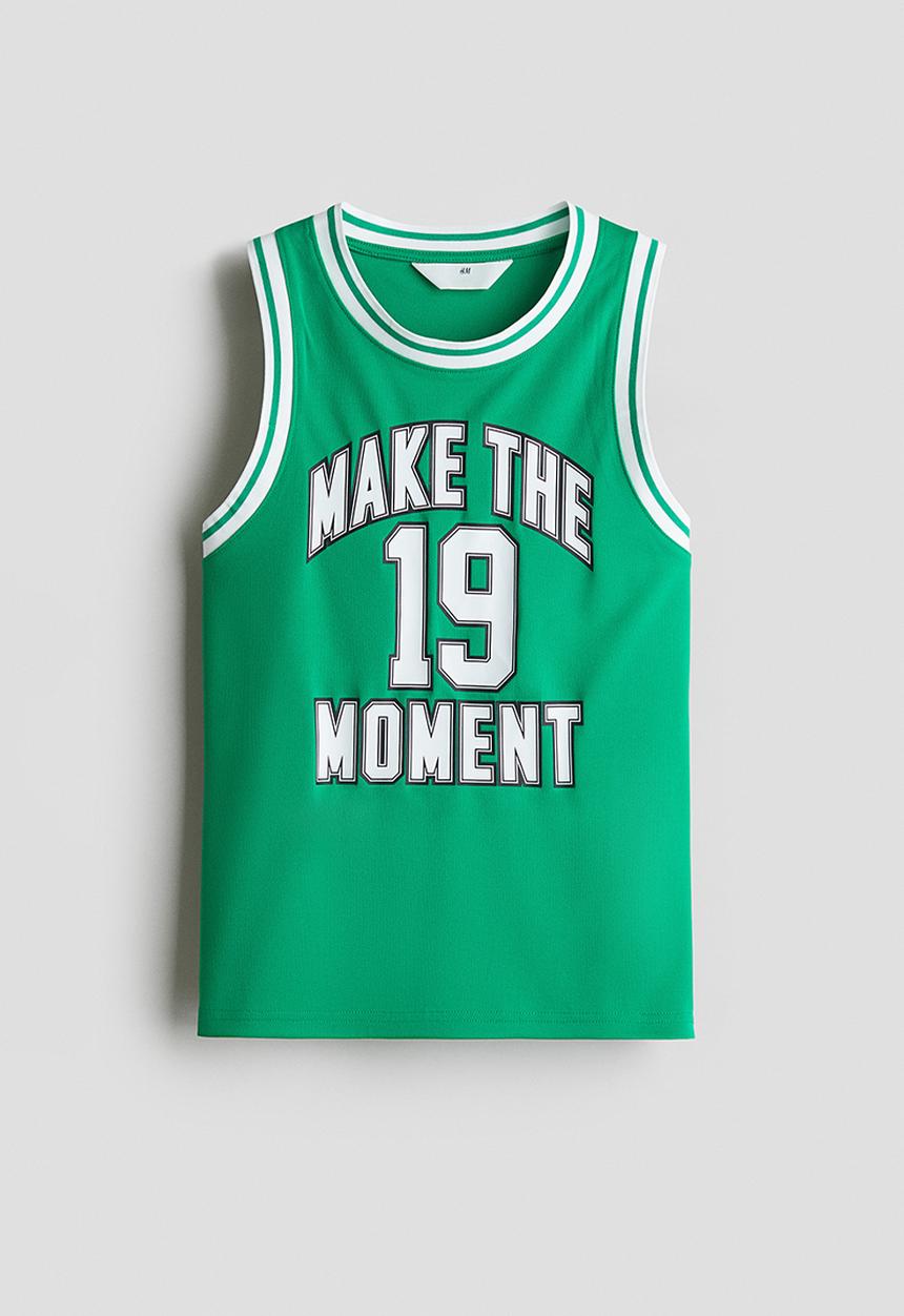 H&M - Mesh basketball vest top - green make the moment