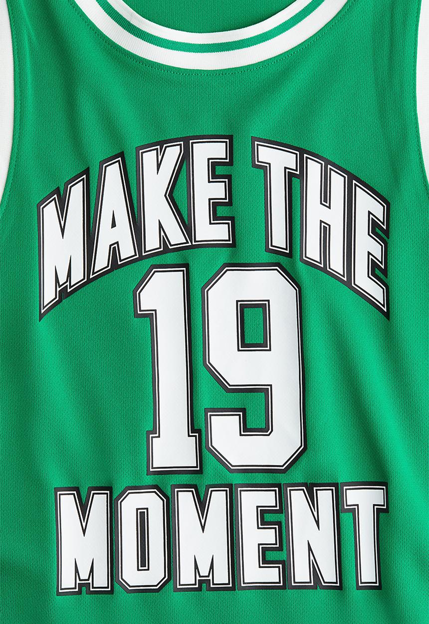 H&M - Mesh basketball vest top - green make the moment
