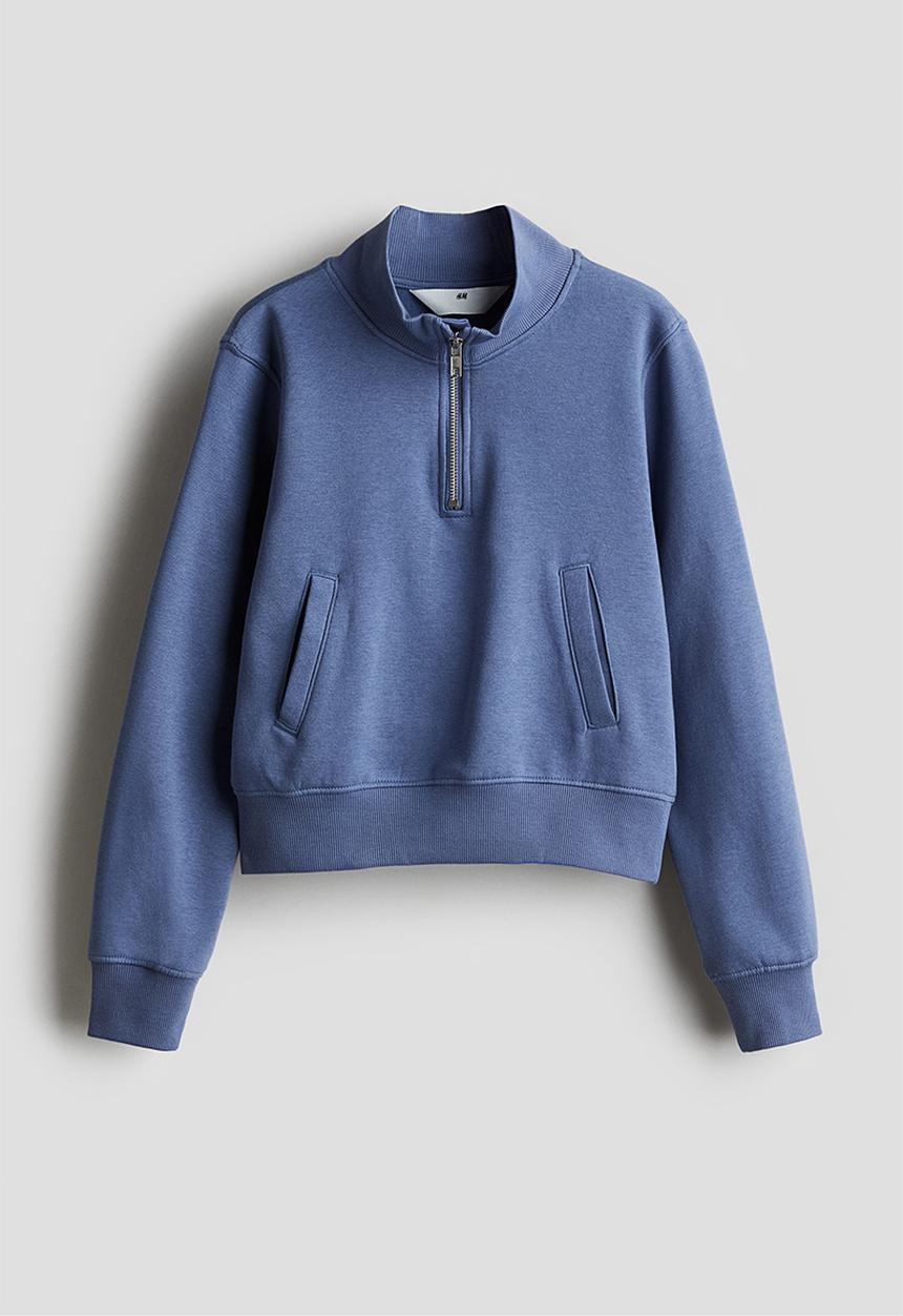 H&M - Zip-top sweatshirt - blue
