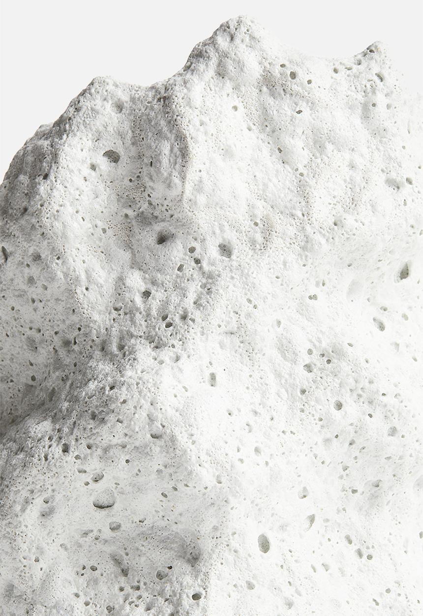 H&M - Lava stone-look vase - white