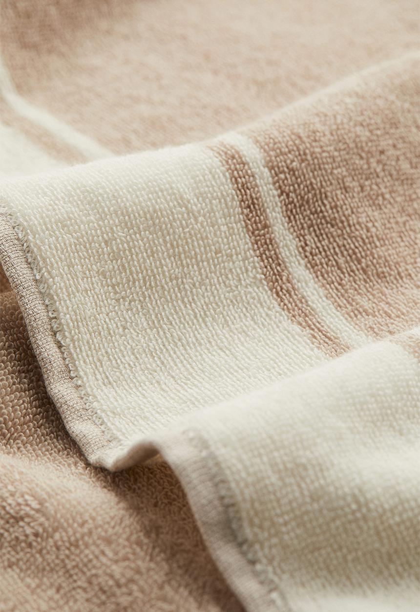 H&M - Fringed beach towel - beige