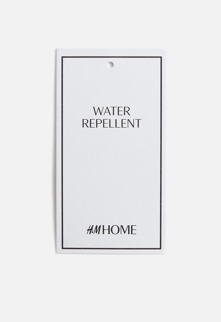 H&M - Outdoor cushion cover - light beige/leaves