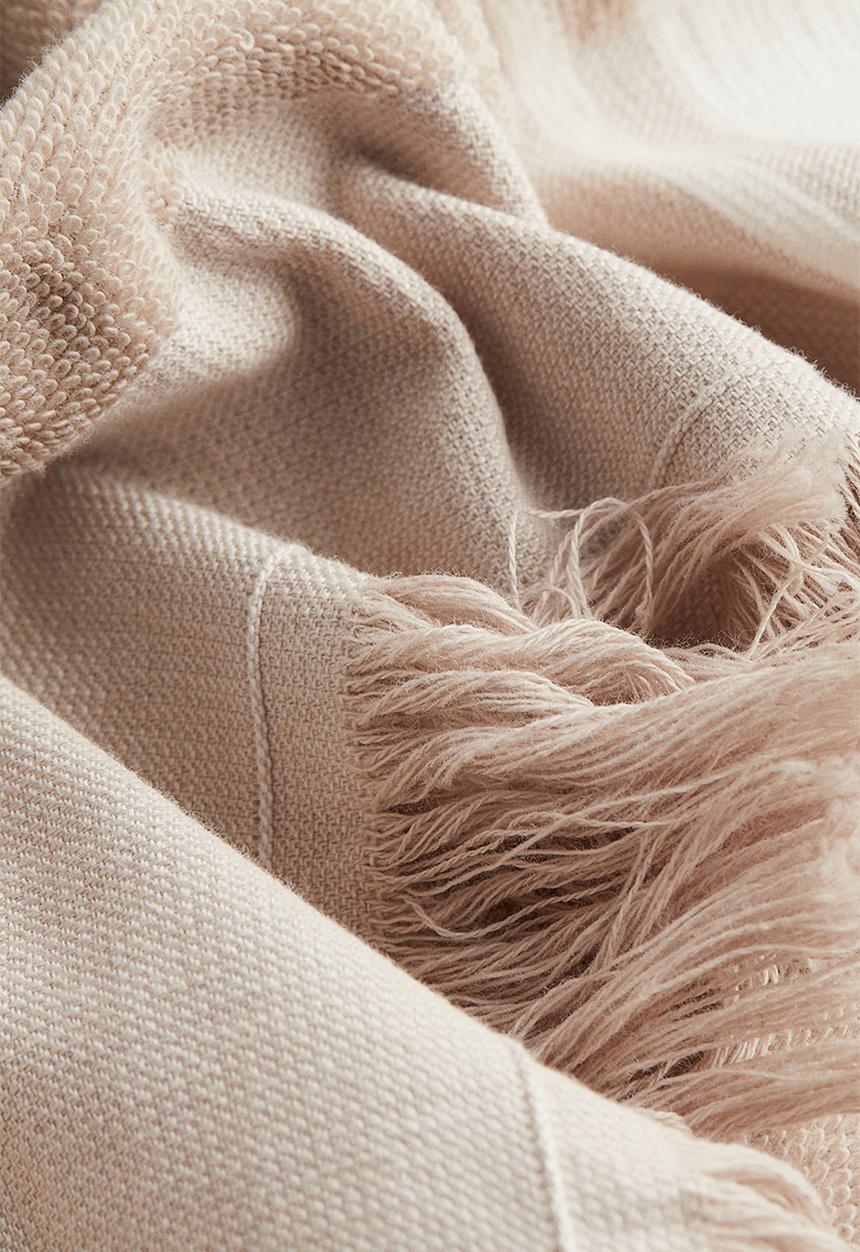 H&M - Poncho towel - light beige 