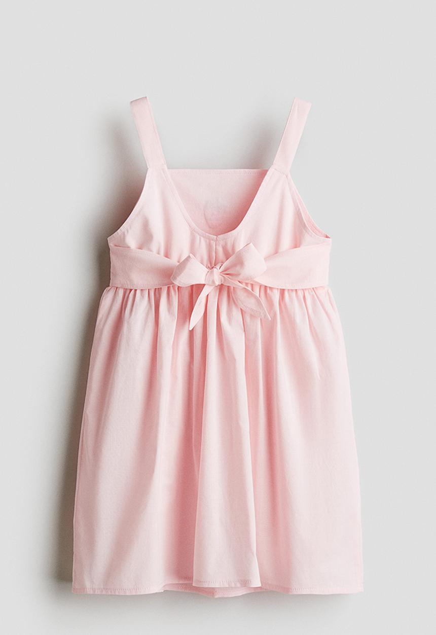H&M - Cotton dress - light pink strawberry